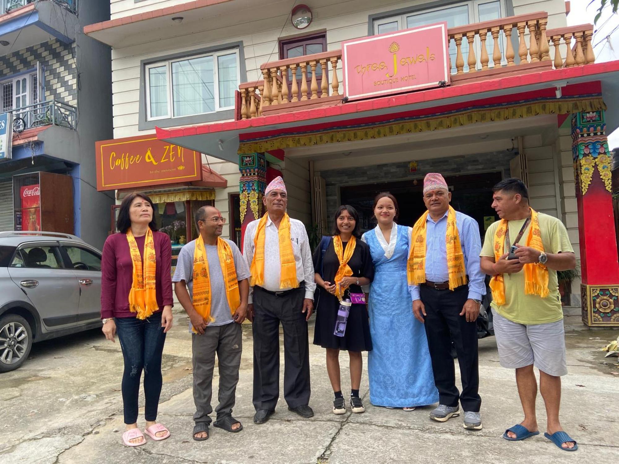 Three Jewels Boutique Hotel Pokhara Kültér fotó